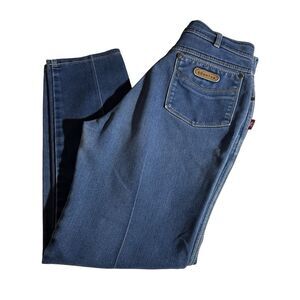 VTG Braxton Jeans 80's Kids Size 14 29x27 High Rise Designer Denim Medium Wash
